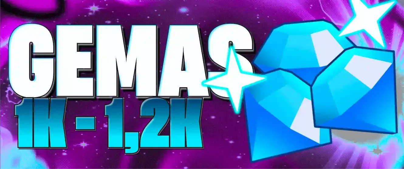 CONTA COM 1.500 A 1.800 GEMAS