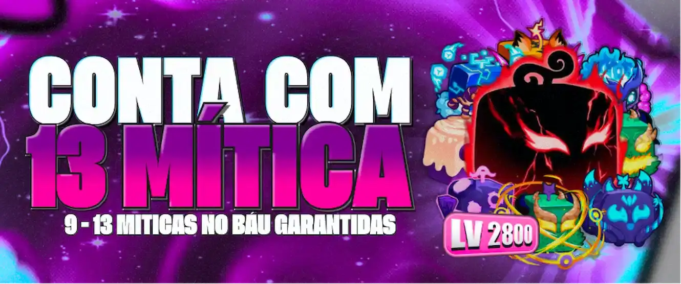 LVL MAX + 9-13 FRUTAS MÍTICAS NO INVENTARIO ( PREÇO HISTORICO )