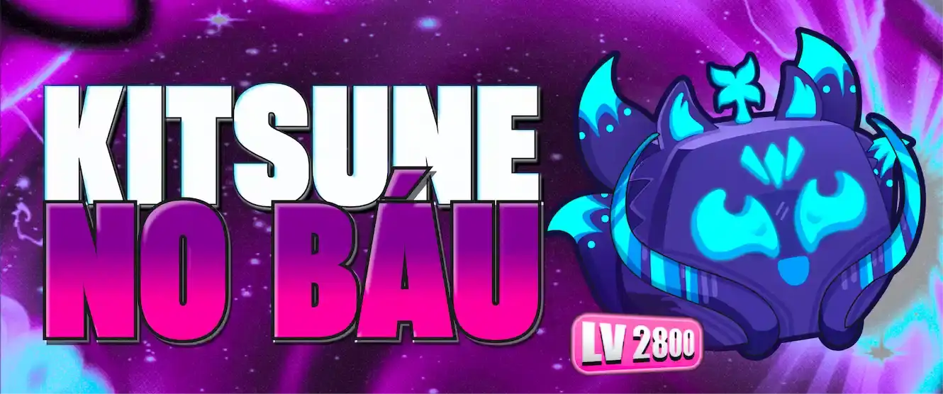 🦊 Lvl Max + Ghm + Kitsune No Inventário