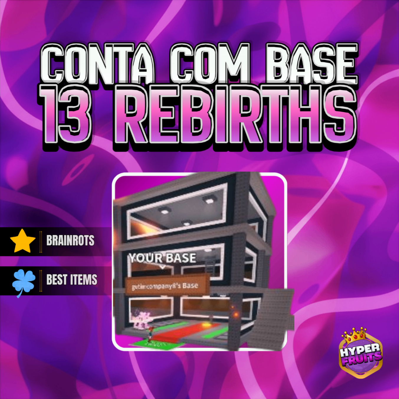 ⚡BASE COM 13 REBIRTHS