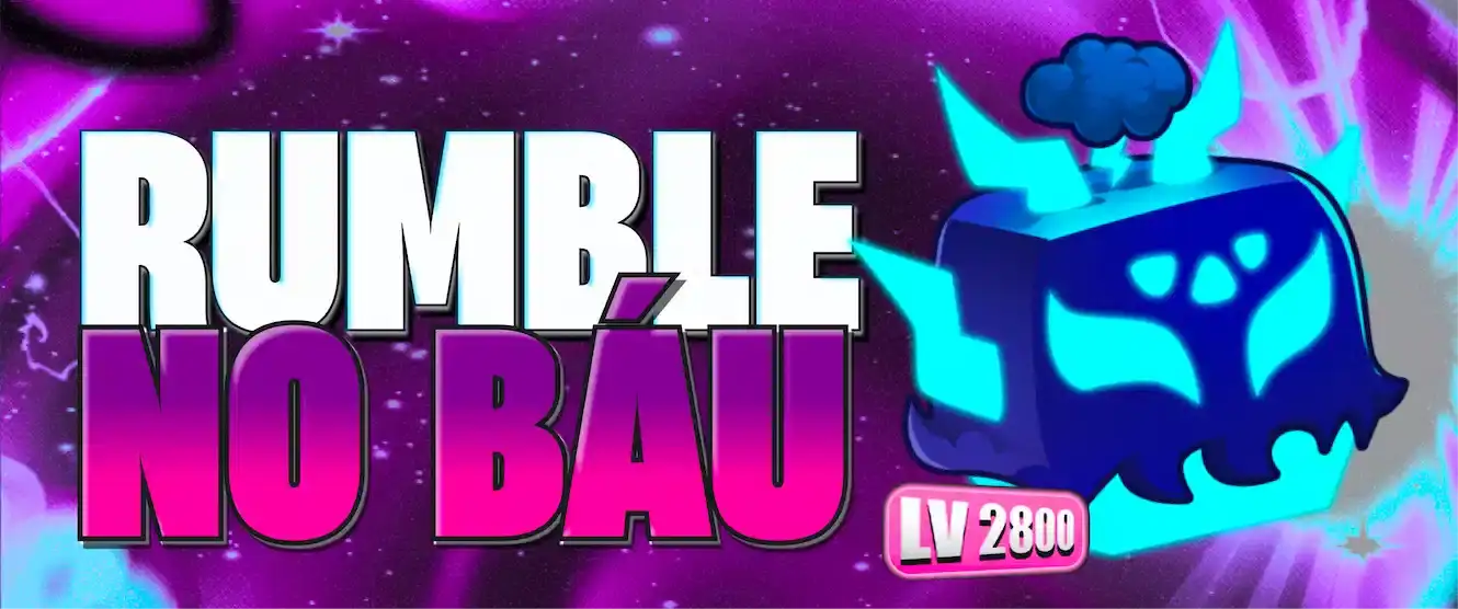 ⚡ Lvl Max + Ghm + RUMBLE No Inventário